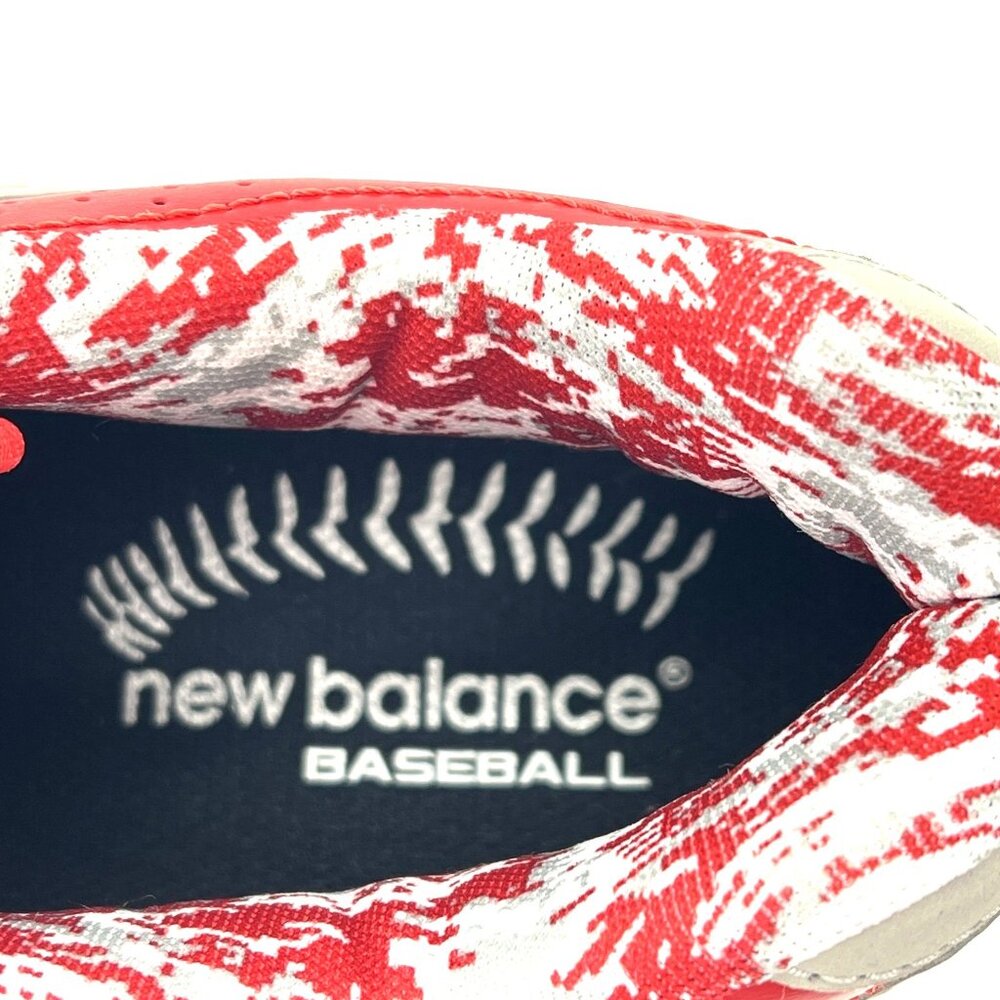 New Balance NB Baseball Cleats Men’s US Size 15 Abzorb 40/40 MB4040RG Red Gray - Picture 10 of 14